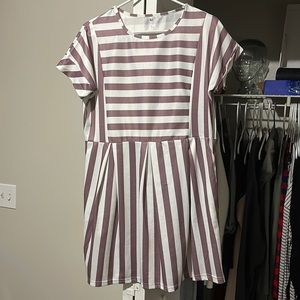 Striped Minidress